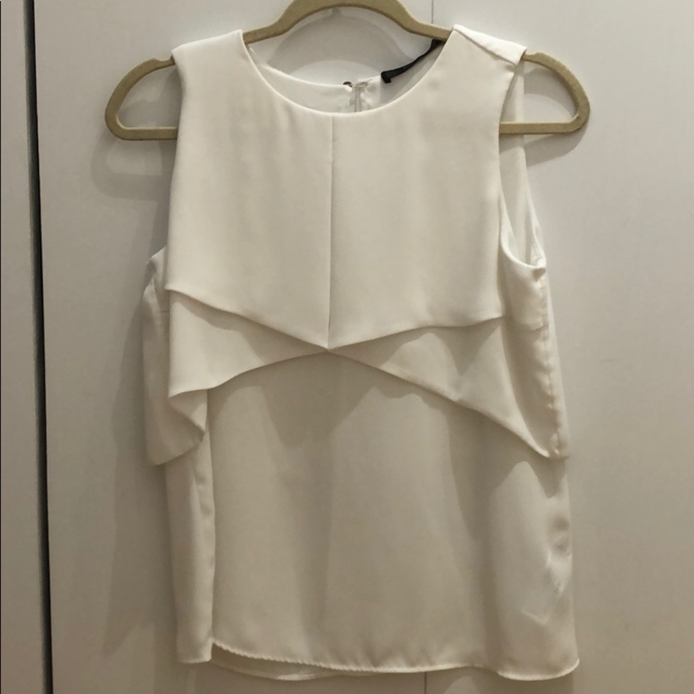 White zara shirt